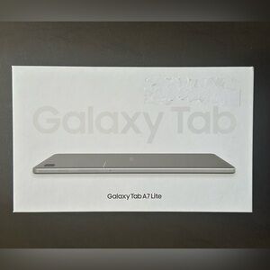 NWT Galaxy Tab A7 Lite 8.7" 32GB, Gray (Wi-Fi) Android Version 13. In sealed box